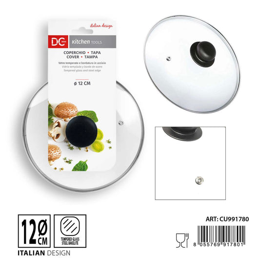 DC CASA coperchio vetro 12cm
