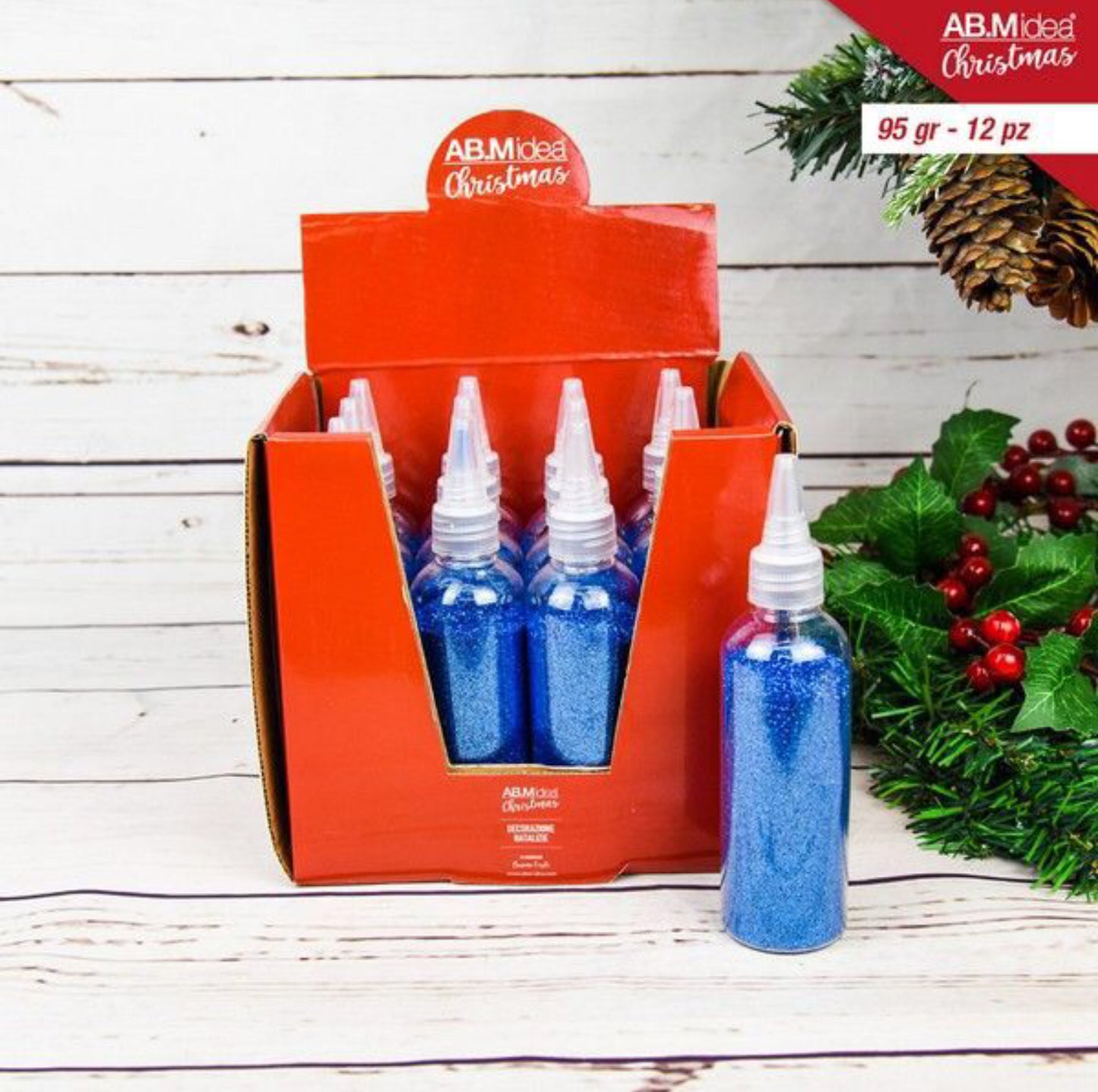 NATALIZIA glitter 95gr bottiglia 4x15cm