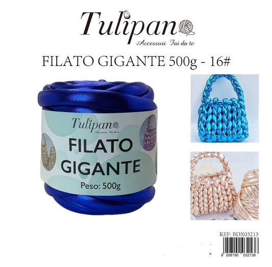 FILATO gigante 500g 16# metallizzato