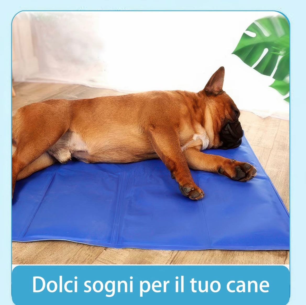 BPS tappettino refrigerante cane gatti 90x70cm