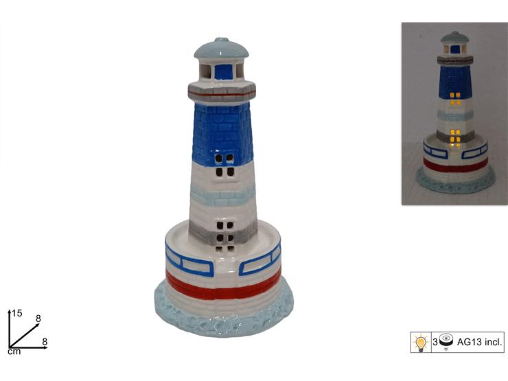 faro 15cm con luce