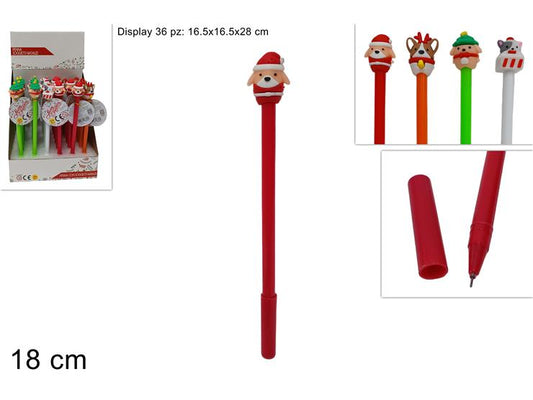 NATALIZIA PENNA CON SOGGETO 18CM