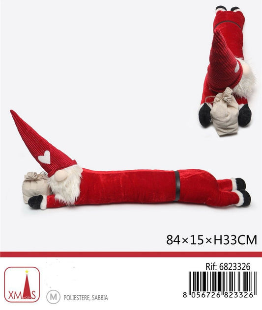 NATALIZIA babbo natale slittino 84x15x33cm