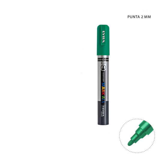 LYRA MARKALL pennello verde scuro 2mm