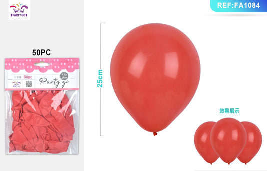 Palloncini 50pz 1.5g rosso