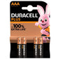 Batteria duracell AAA 4pz