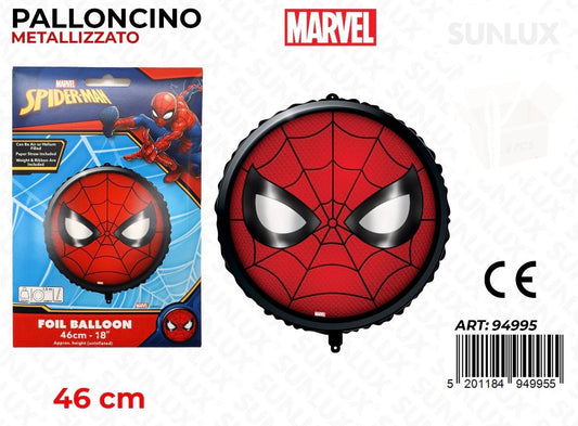 PALLONCINO rondo Metal spiderman  46cm