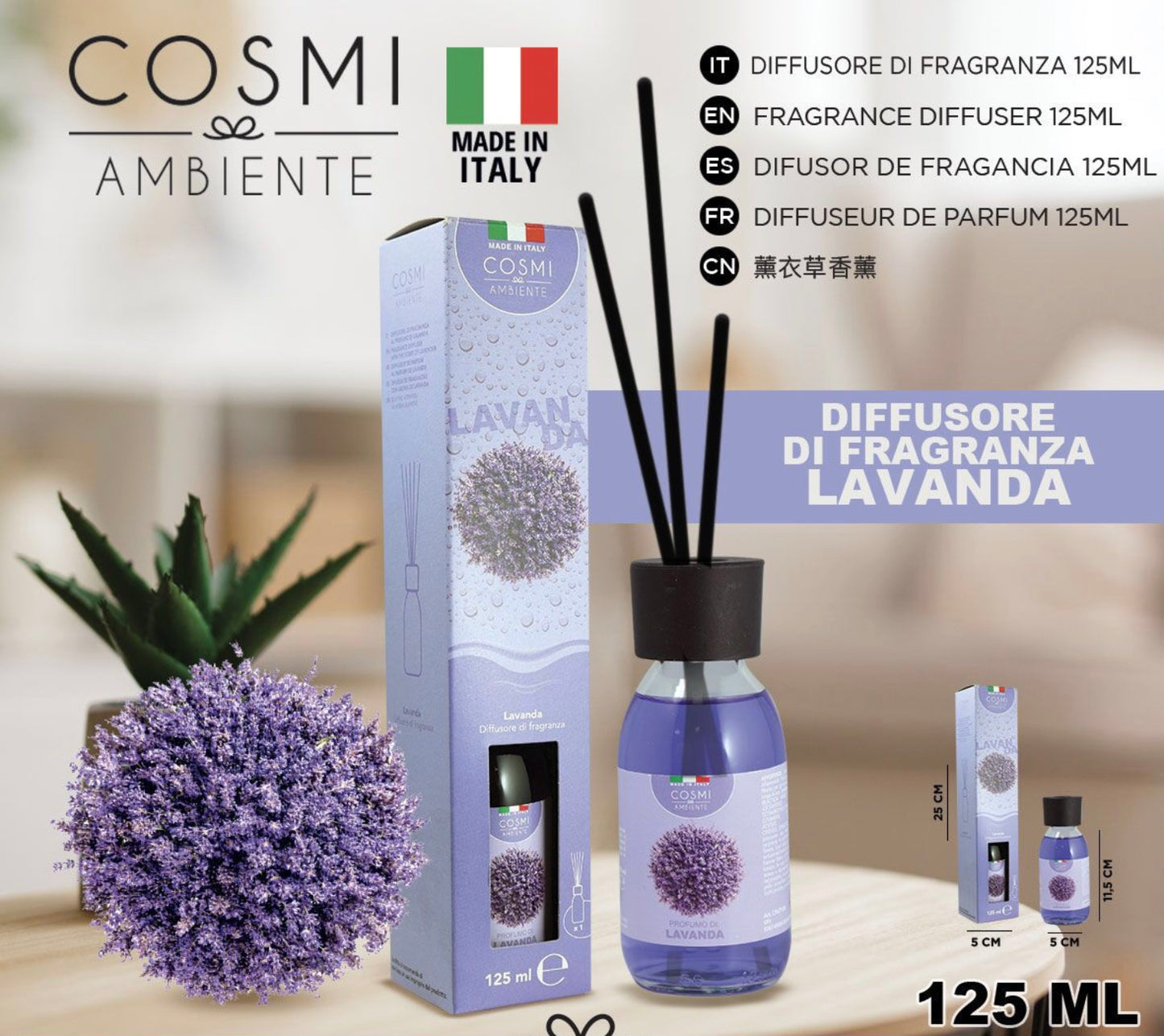 COSMI profumo per ambiente 125 ml lavanda