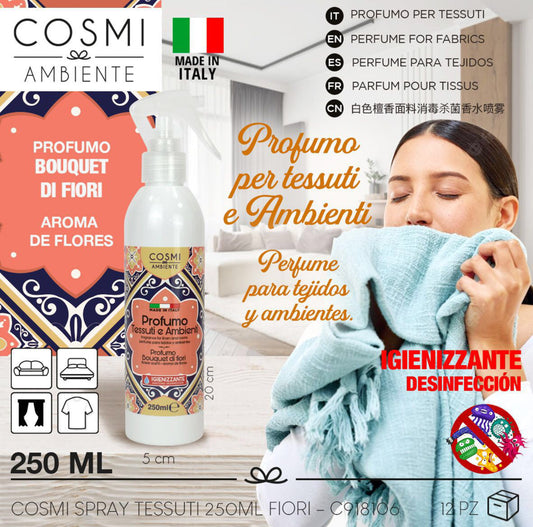 COSMI spray tessuti e ambiente BOUQUET DI FIORI 250ml