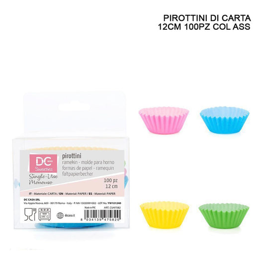 DC CASA pirottino carta 12cm 100pz