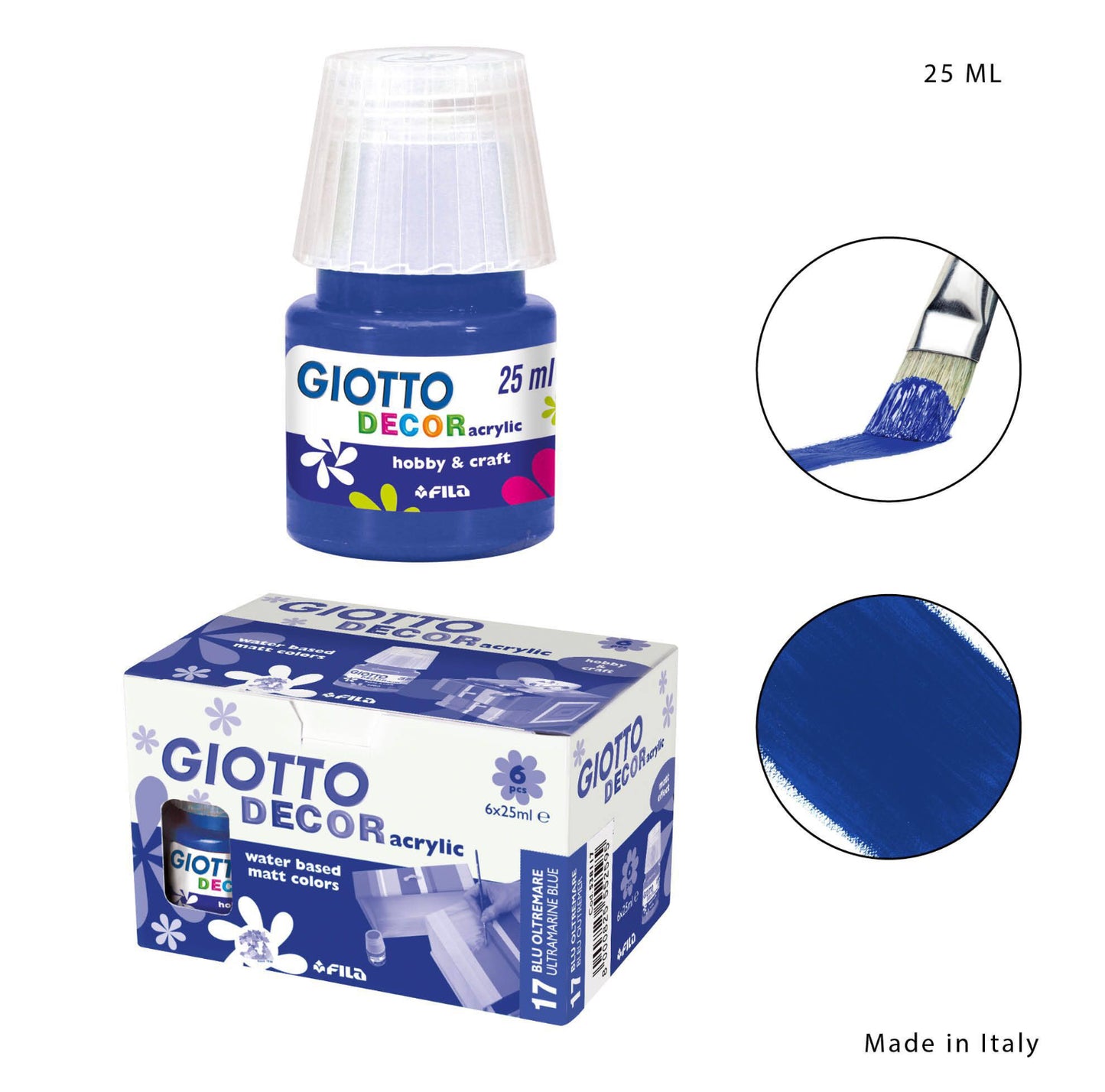 Giotto decor acylic blu oltremare 25ml