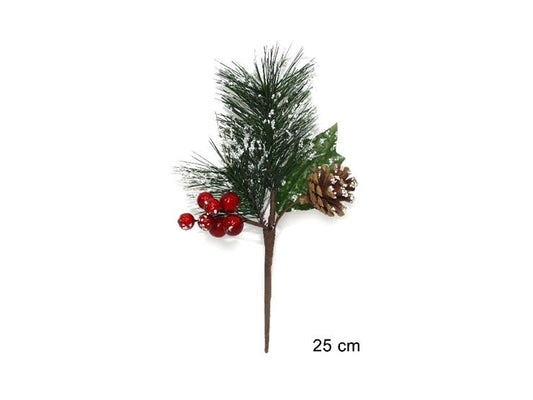 NATALIZIA spillo  c/pigna 25cm