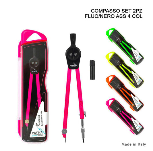 Pryma compasso 2pz fluo