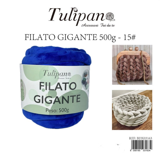 FILATO gigante 500g 15# velluto