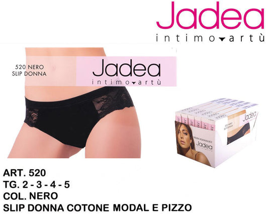JADEA slip donna nero 520