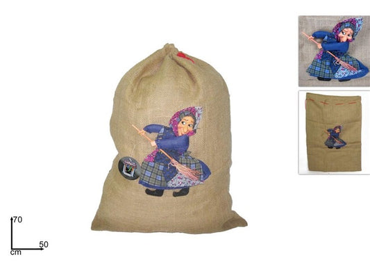 BEFANA sacco juta 70x50cm