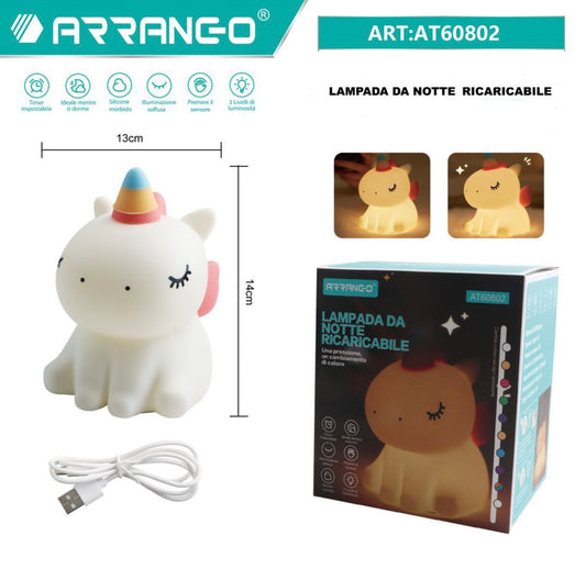 ARRANGO lampada da notte ricaricabile ART:AT60802