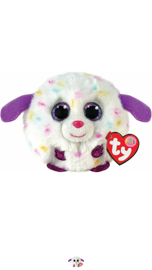 TY peluche puffies cane multicolore