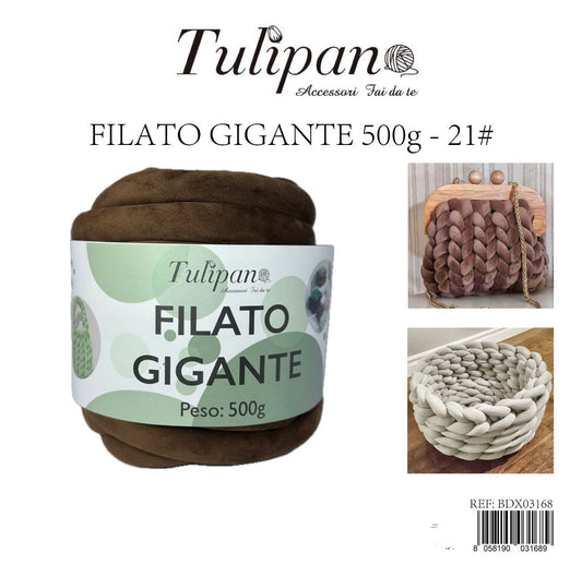FILATO gigante 500g 21# velluto