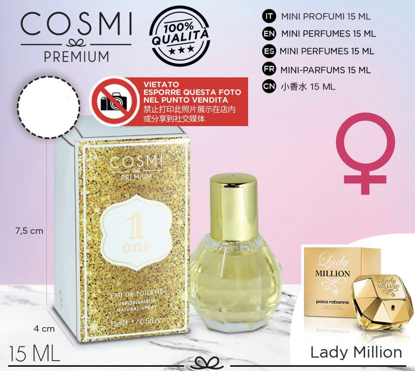 COSMI mini profumo eau de toilette 15ml N.1