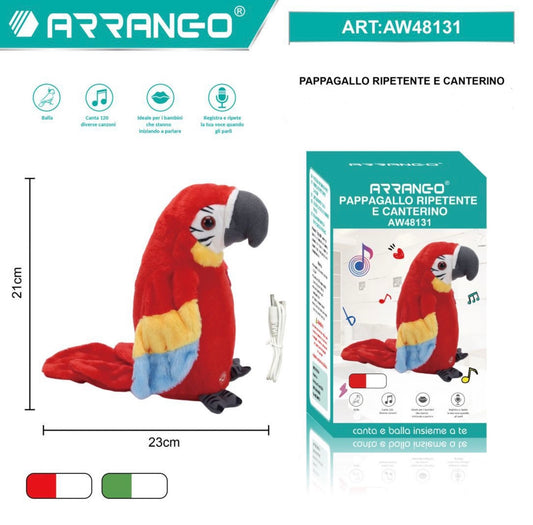 ARRANGO pappagallo ripetente e canterino ART:AW48131