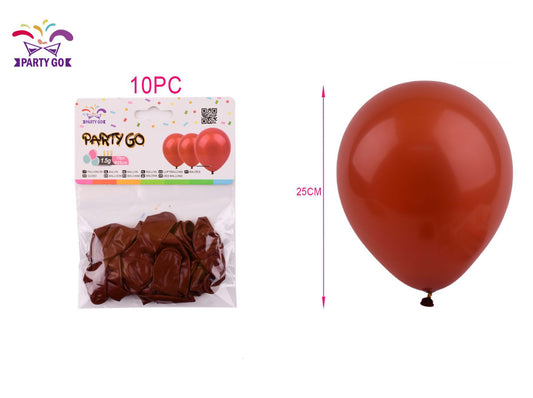 Palloncini 10pz 1.5g marrone caffè