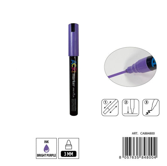 PRYMA marcatore acrilico 3mm N.102 viola