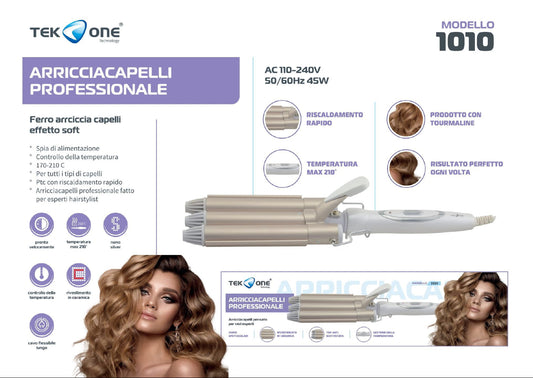 TEK ONE arricciacapelli professionale 1010