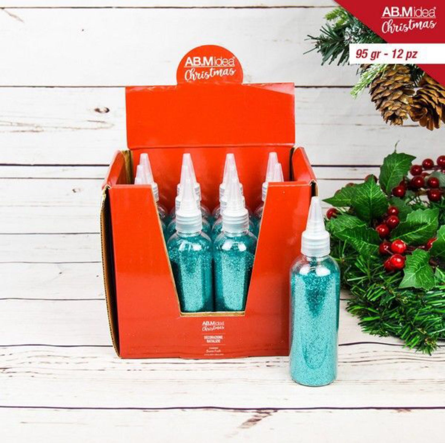 NATALIZIA glitter 95gr bottiglia 4x15cm