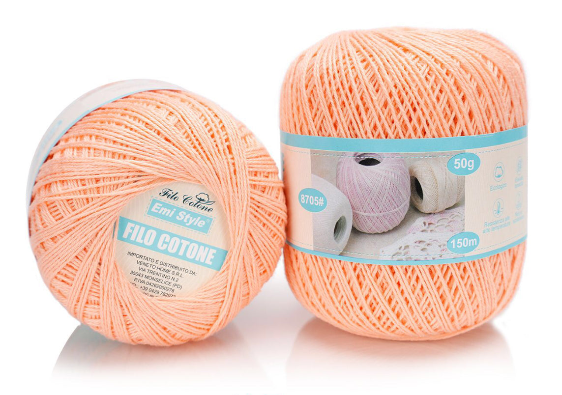 Filo cotone ROSA PASTELLO 50g/150m