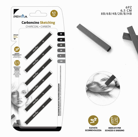 PRYMA carboncino sketching