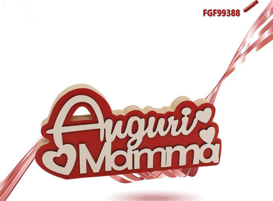 SCRITTA legno per MAMMA