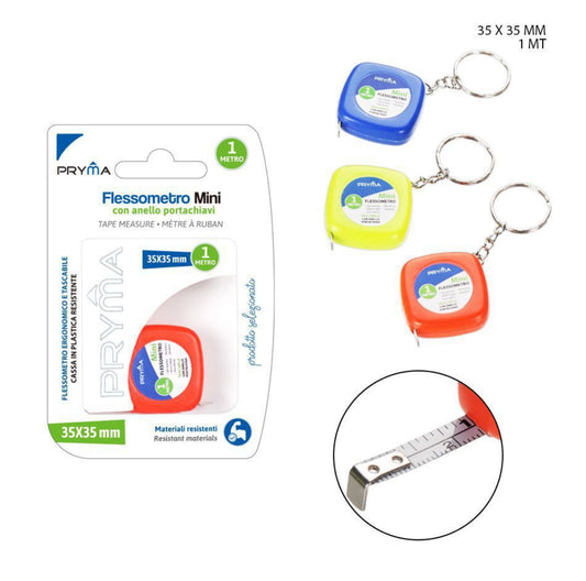 PRYMA flessometro retrattile mini 1M