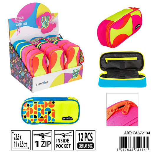 PRYMA fluopop astuccio c/zip 22.5x11x5.5cm