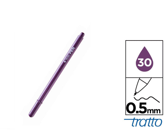 Tratto pen Metal Look bordeaux 30