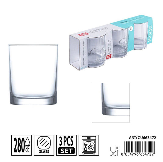 DC CASA bicchiere Praga 280cc 3pz