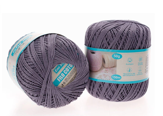 Filo cotone GRIGIO SCURO 50g/150m