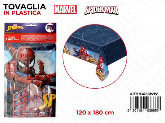 TOVAGLIA plastica spiderman 120x180cm