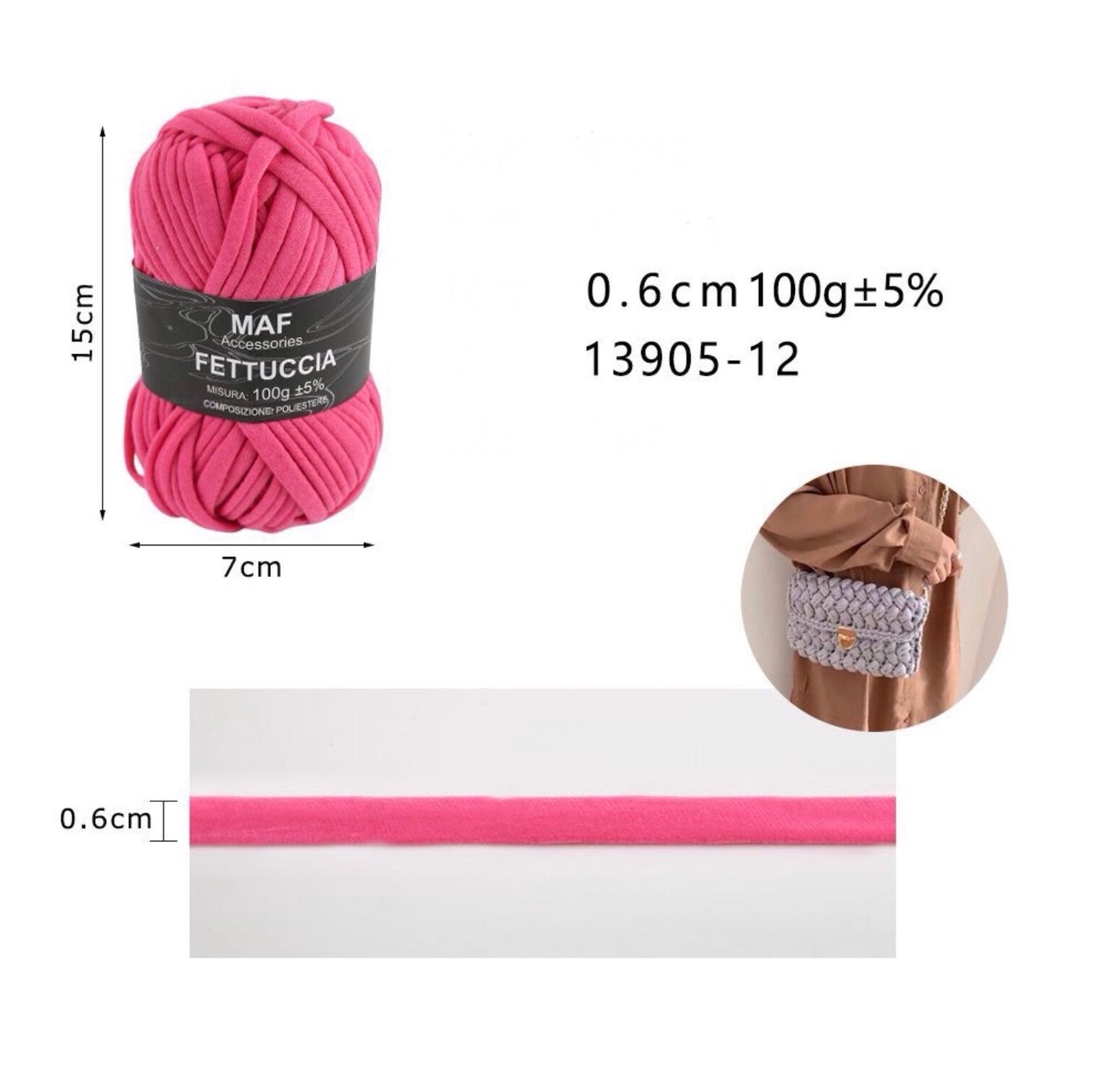 FETTUCCIA 0.6cm/100g 13905-12