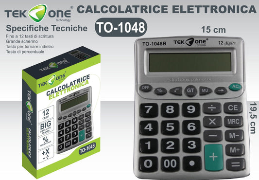 TEK ONE calcolatrice elettronica TO-1048