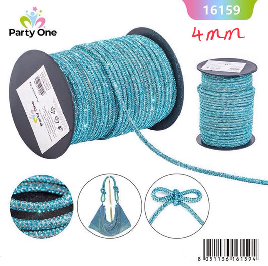 CORDINO strass 4mmx10mt