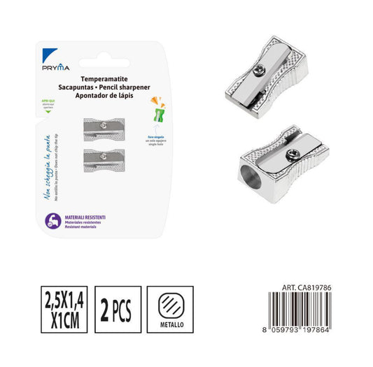 PRYMA temperino metallo 1foro 2.5