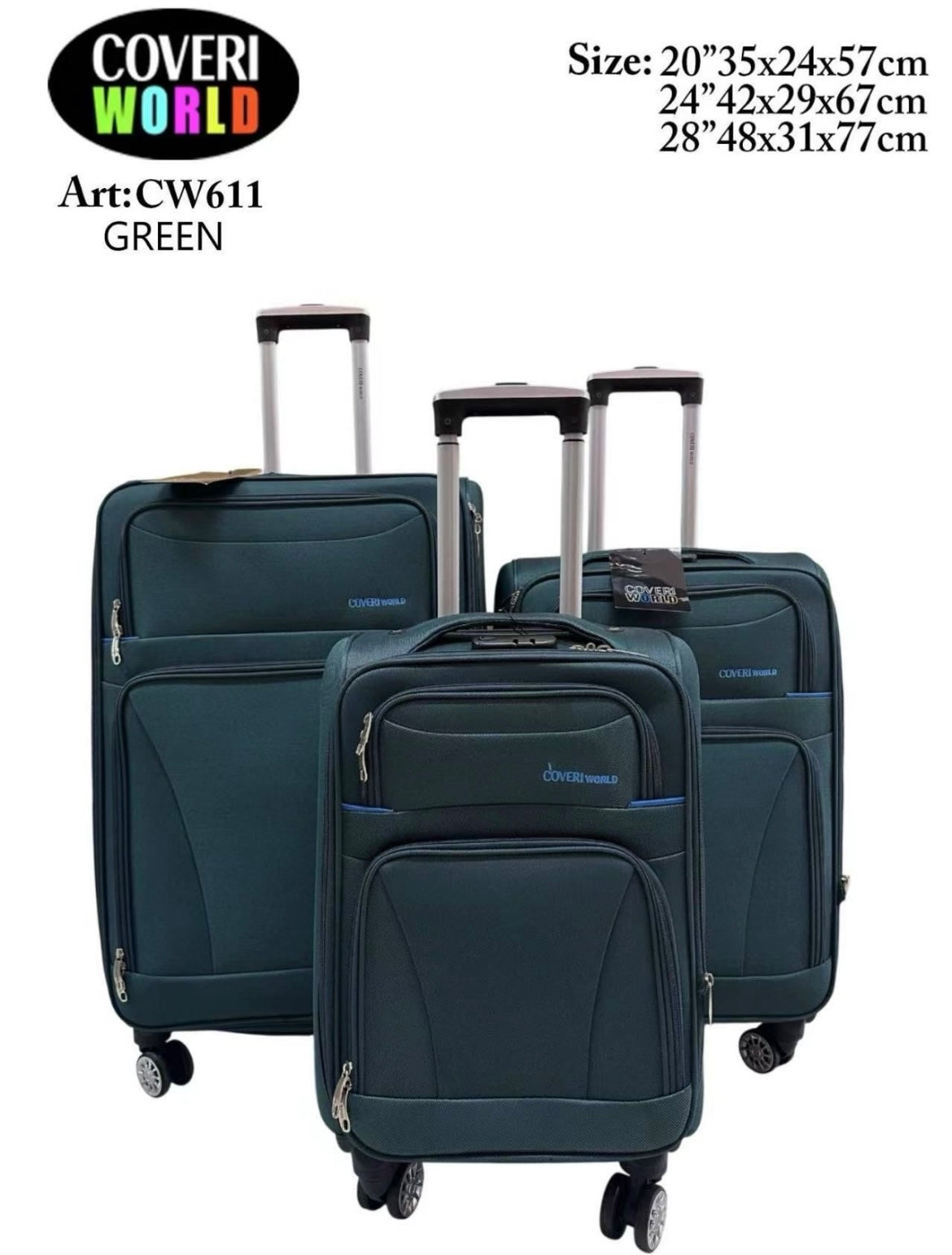 COVERI set trolley 3pz CW611