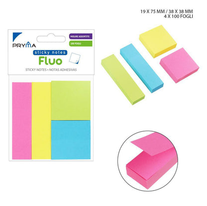 Pryma stick notes fluo