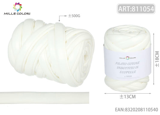 PREVENDITA FILATO ecopelle 500g bianco