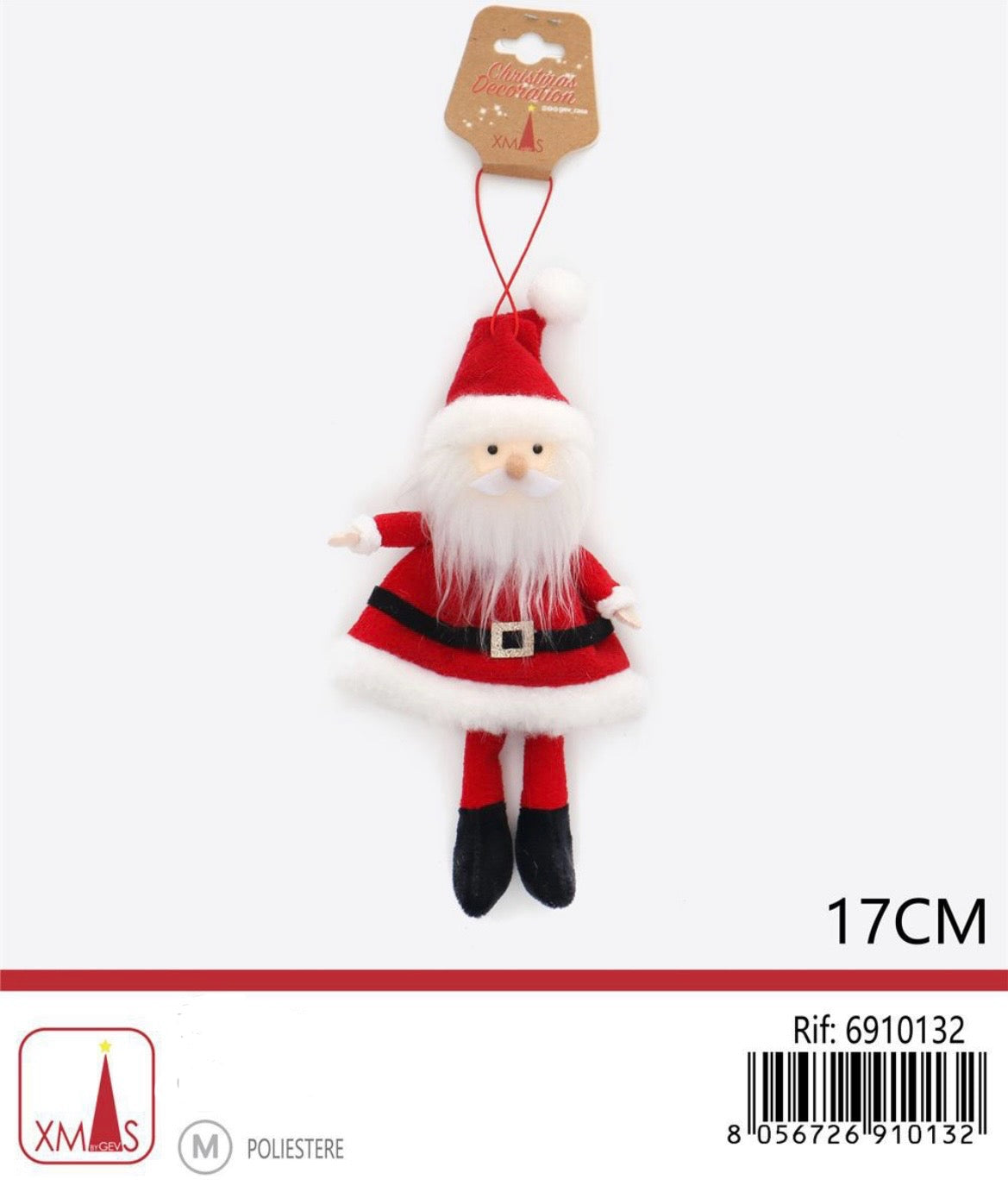 NATALIZIA babbo natale 17cm