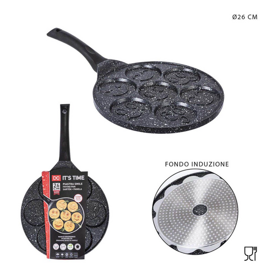 DC CASA L/ITS time Padella.pancake induzione 26cm emoticon