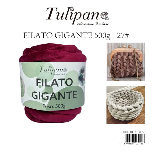 FILATO gigante 500g 27# velluto