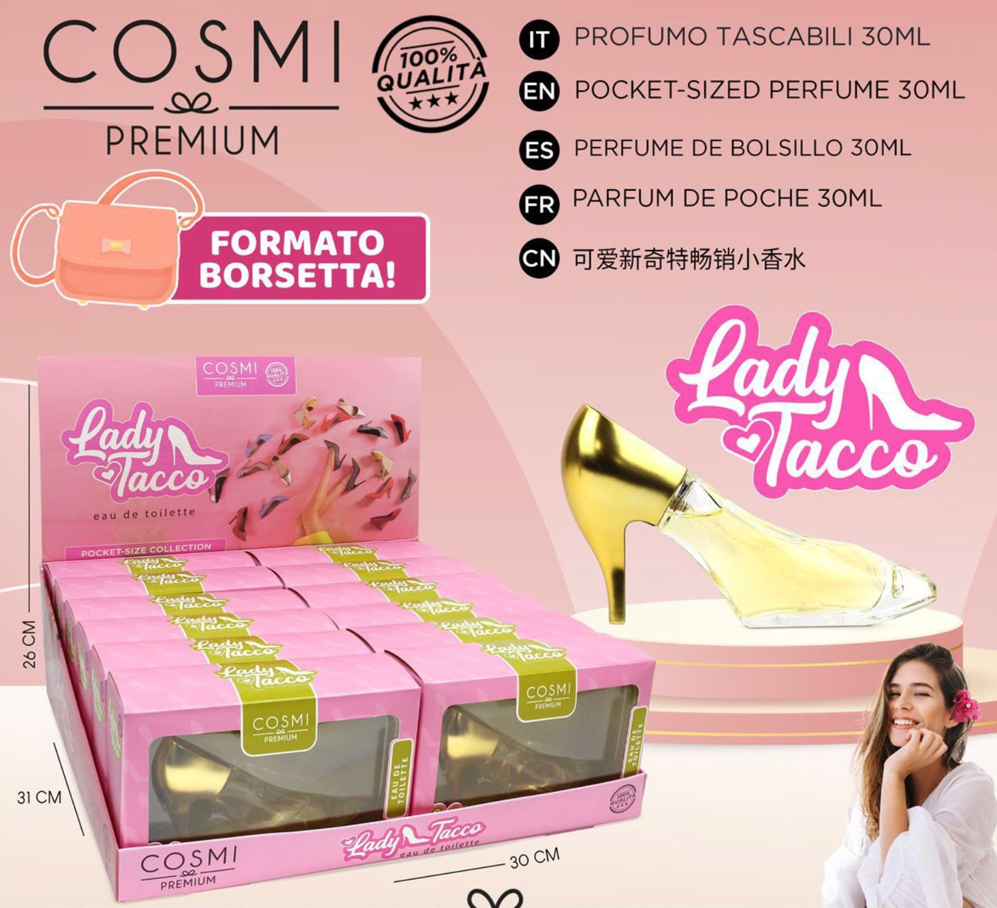 COSMI profumo tascabile Lady Tacco