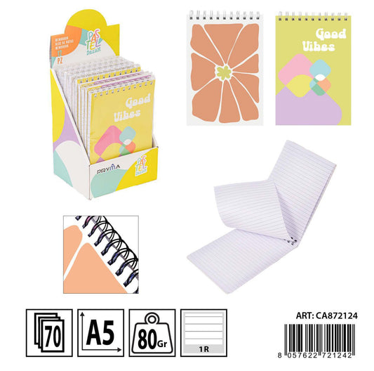 PRYMA p/dream quaderno anelli A5 70f 80g 1R
